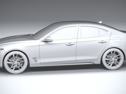 Genesis G70 2022 3D 모델