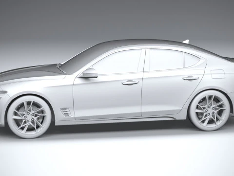 Genesis G70 2022 3D Model
