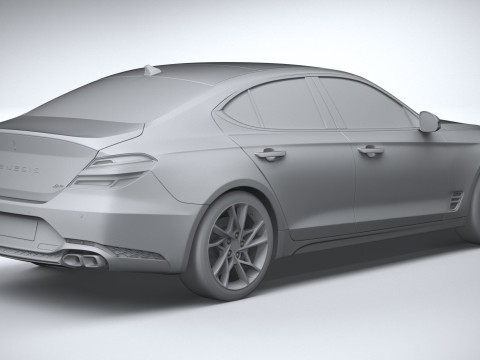 Genesis G70 2022 3D 모델
