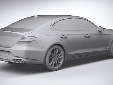 Genesis G70 2022 3D Model