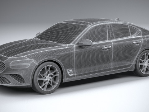 Genesis G70 2022 3D 모델
