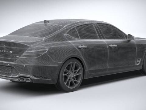 Genesis G70 2022 3D 모델