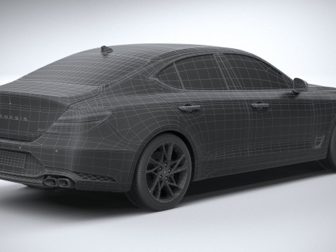 Genesis G70 2022 3D 모델