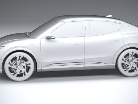 Genesis GV60 2022 Model 3D