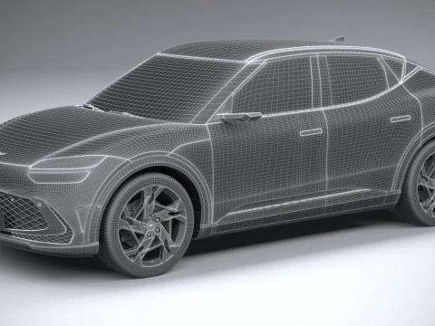 Genesis GV60 2022 3D Model