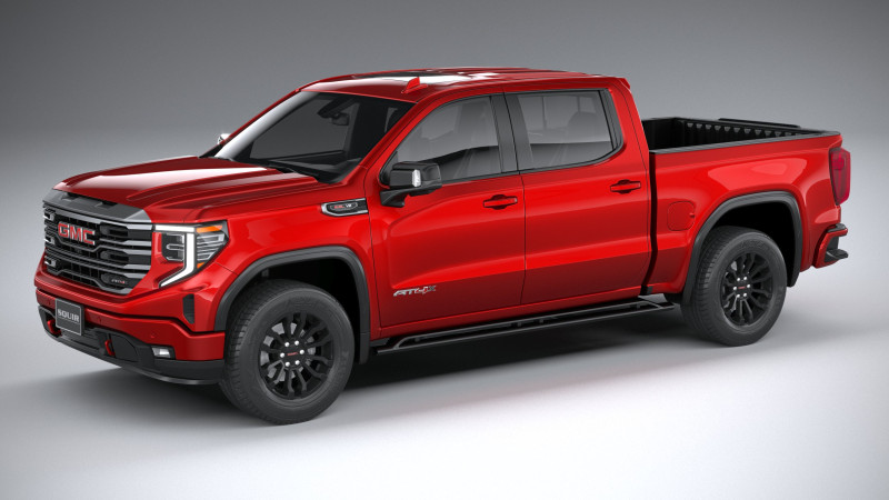 GMC Sierra AT4X 2022 3Dモデル .c4d .max .obj .3ds .fbx .stl .blend 