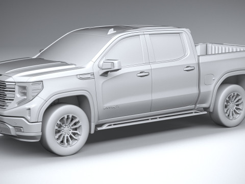 GMC Sierra AT4X 2022 3Dモデル