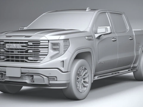 GMC Sierra AT4X 2022 3D Model