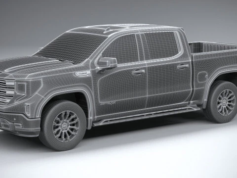 GMC Sierra AT4X 2022 3D Model