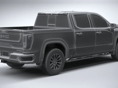 GMC Sierra AT4X 2022 3D Model
