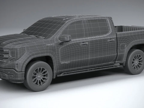 GMC Sierra AT4X 2022 3D Model