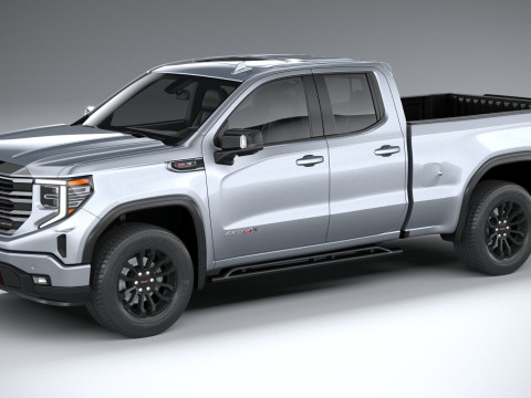 GMC Sierra AT4X double cab 2022 3D Model