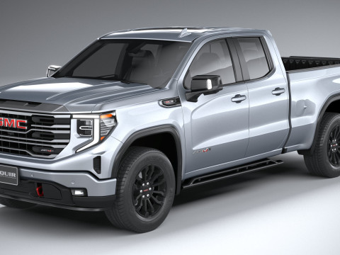 GMC Sierra AT4X double cab 2022 Model 3D