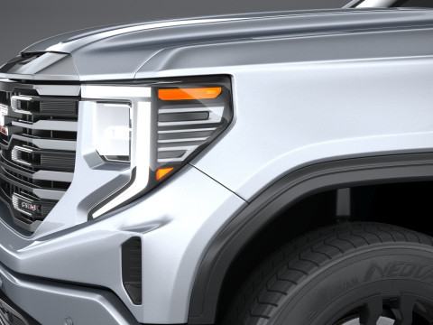 GMC Sierra AT4X double cab 2022 Model 3D