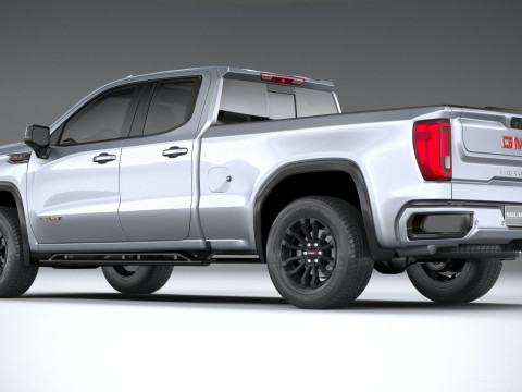 GMC Sierra AT4X double cab 2022 Model 3D