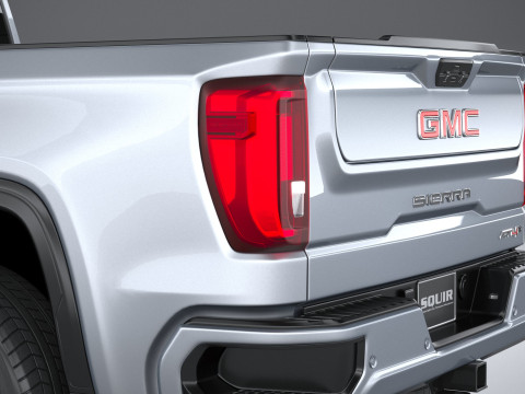 GMC Sierra AT4X double cab 2022 Model 3D