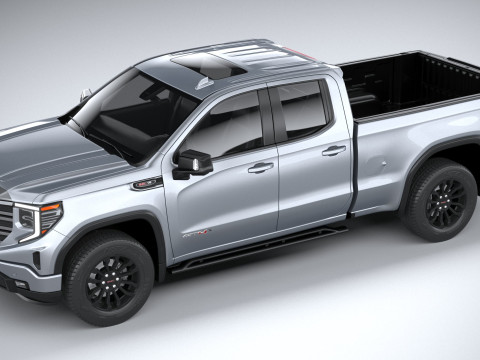 GMC Sierra AT4X double cab 2022 Model 3D