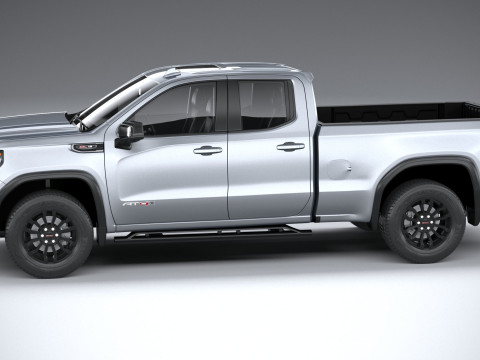 GMC Sierra AT4X double cab 2022 Model 3D