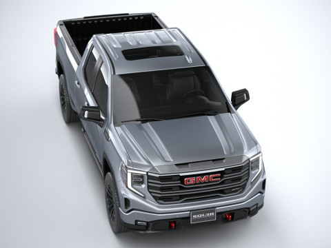 GMC Sierra AT4X double cab 2022 Model 3D