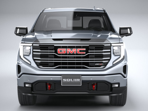 GMC Sierra AT4X double cab 2022 Model 3D