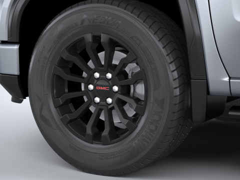 GMC Sierra AT4X double cab 2022 Model 3D