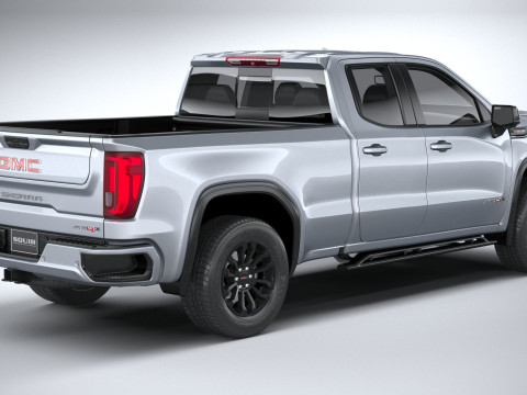 GMC Sierra AT4X double cab 2022 Model 3D