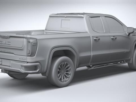 GMC Sierra AT4X double cab 2022 Model 3D