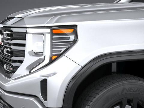 GMC Sierra AT4X regular cab 2022 3D Model