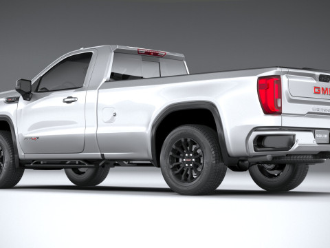 GMC Sierra AT4X regular cab 2022 3D Model