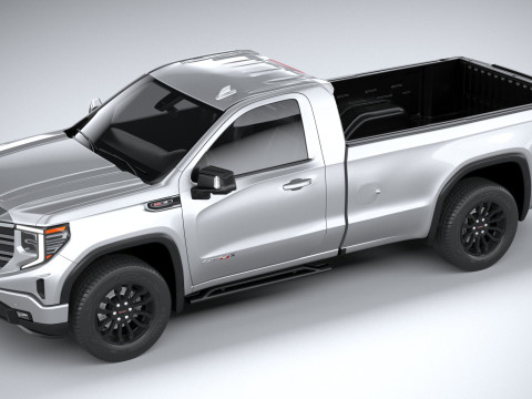 GMC Sierra AT4X regular cab 2022 3D Model