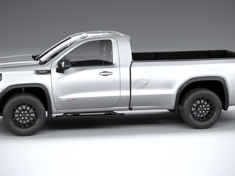 GMC Sierra AT4X regular cab 2022 3D Model