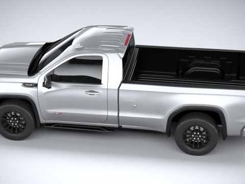 GMC Sierra AT4X regular cab 2022 3D Model