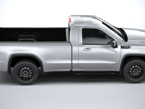 GMC Sierra AT4X regular cab 2022 3D Model