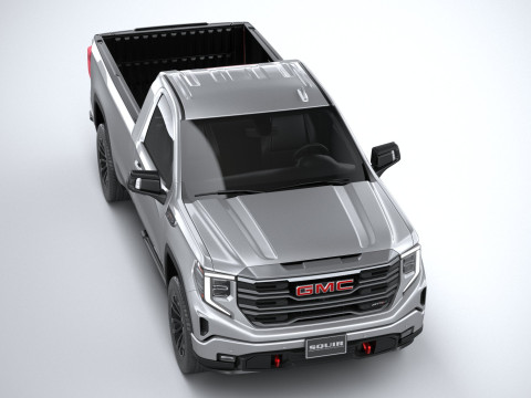 GMC Sierra AT4X regular cab 2022 3D Model