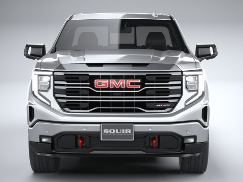 GMC Sierra AT4X regular cab 2022 3D Model