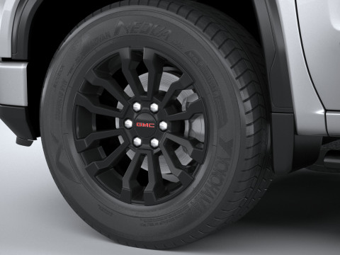GMC Sierra AT4X regular cab 2022 3D Model