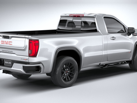 GMC Sierra AT4X regular cab 2022 3D Model