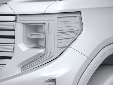 GMC Sierra AT4X regular cab 2022 3D Model