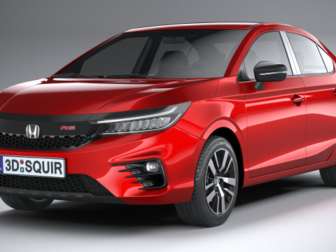 Honda City RS 2022 3D Model