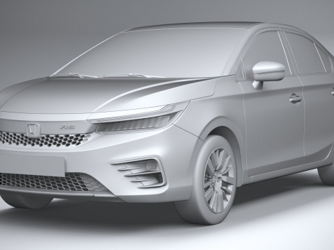 Honda City RS 2022 3D Model
