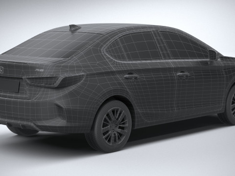 Honda City RS 2022 3D Model