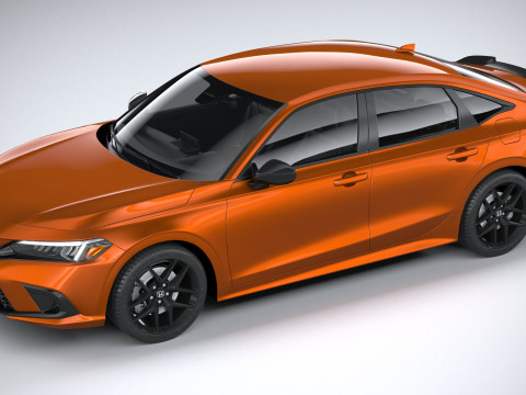 Honda Civic Si 2022 3D Модель