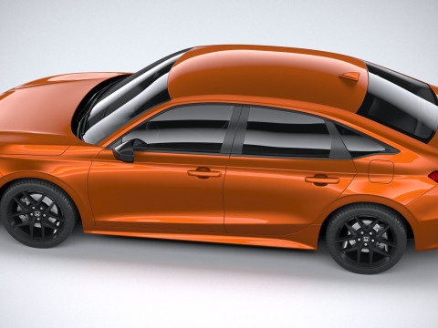 Honda Civic Si 2022 3D Модель