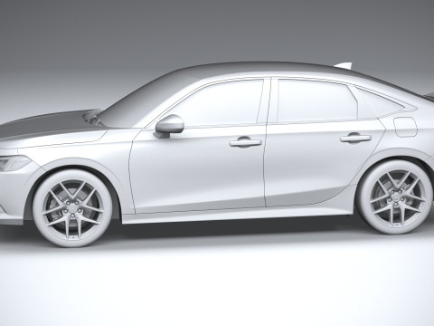 Honda Civic Si 2022 3D Модель