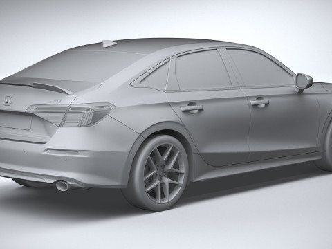 Honda Civic Si 2022 3D Модель