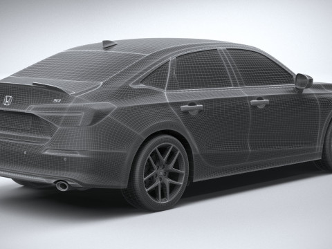 Honda Civic Si 2022 3D Модель