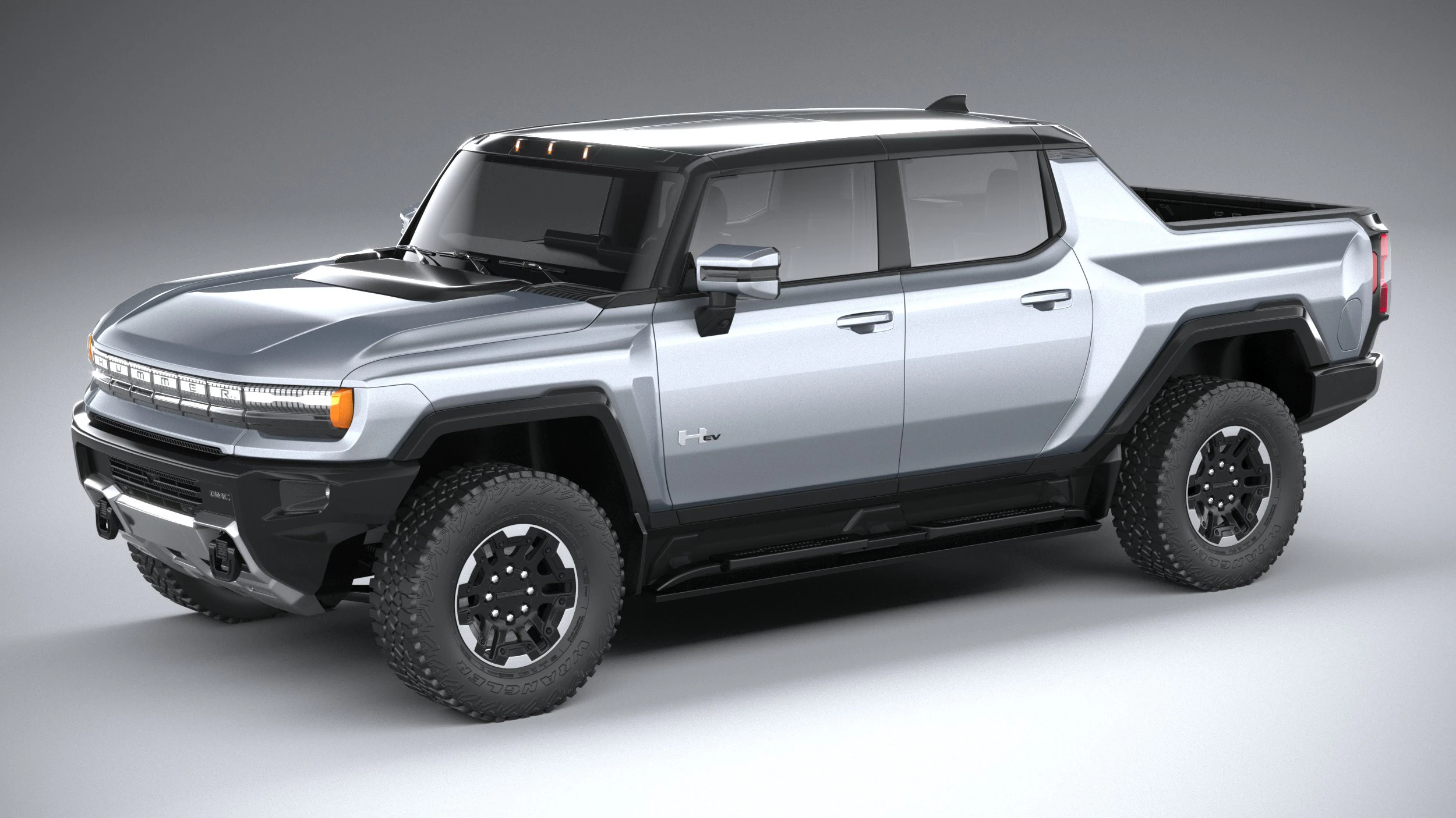 Hummer EV 2022 Modèle 3D .c4d .max .obj .3ds .fbx .stl .blend 