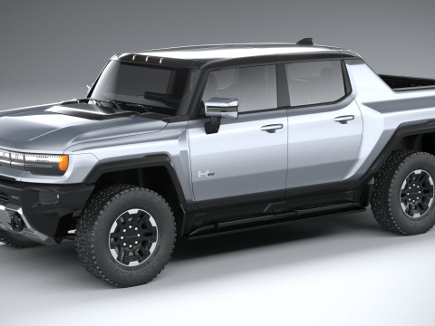Hummer EV 2022 3D Model