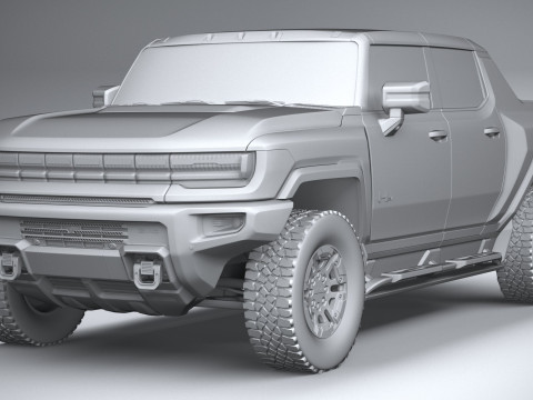 Hummer EV 2022 Modello 3D