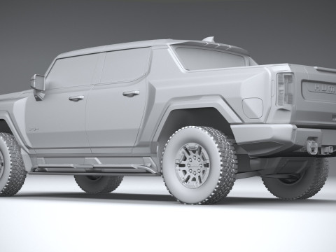 Hummer EV 2022 Modello 3D